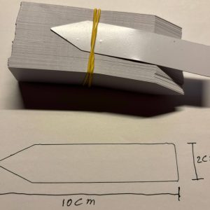 Plantenlabels groot 100 st.