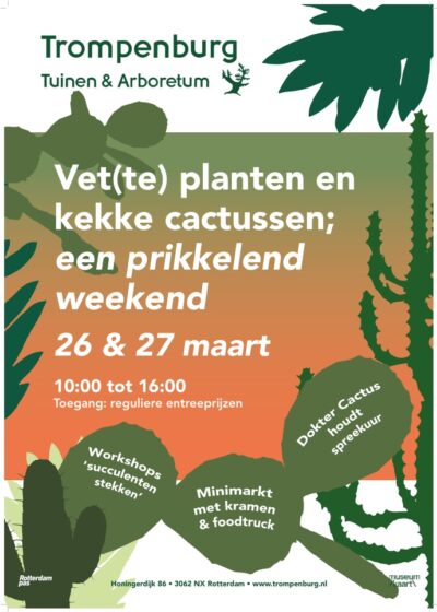 26 en 27 maart Tuinen & Arboretum Trompenburg