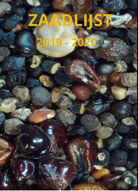 De zaadlijst 2019 – 2020 is verschenen!