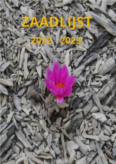Zaadlijst 2022-2023 nu beschikbaar